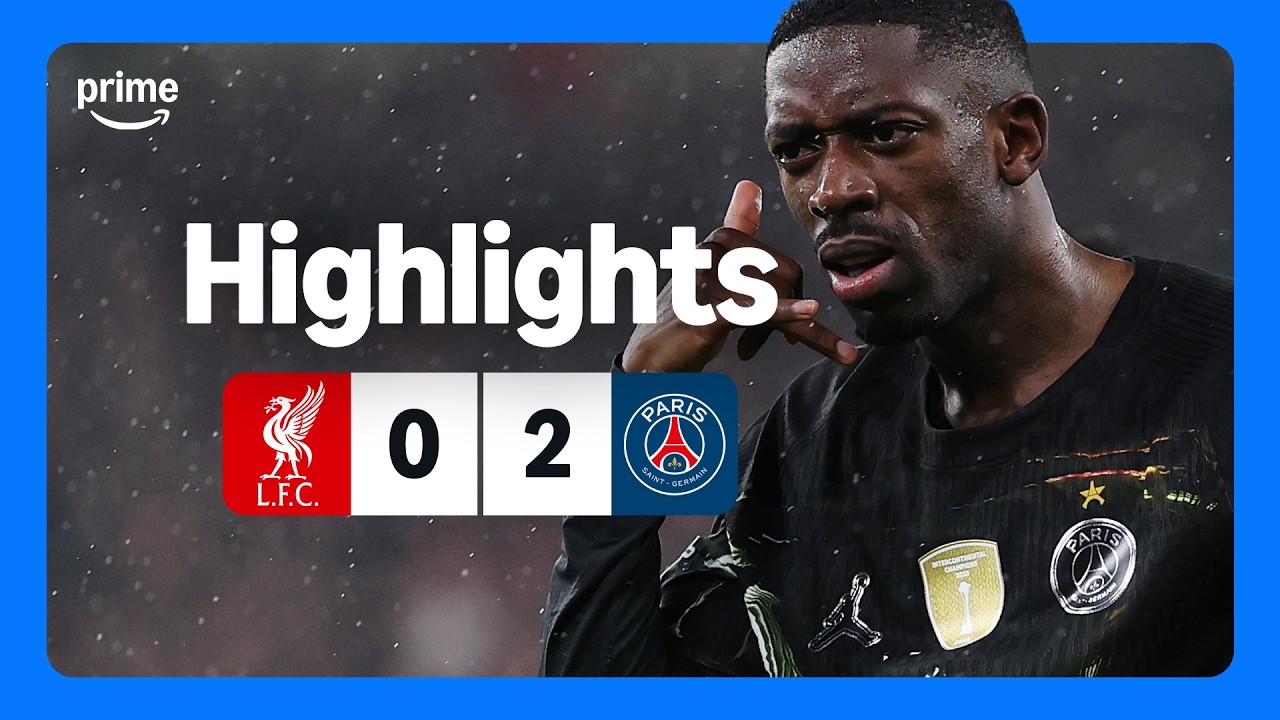 The Dembele show at Anfield 🎪🤩 | Liverpool v PSG | UEFA Champions League Highlights 🎥 - YouTube