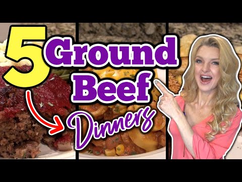 5 Amazing GROUND BEEF DINNERS you NEED in your LIFE! | Easy GROUND BEEF RECIPES everyone will LOVE!