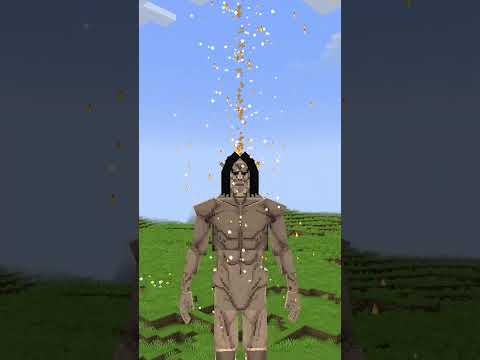 ถ้าทุกคน"กดติดตาม"ผมจะแปลงร่างเป็น ' ไททั่น ?! ' (Minecraft) #shorts #minecraft #titans