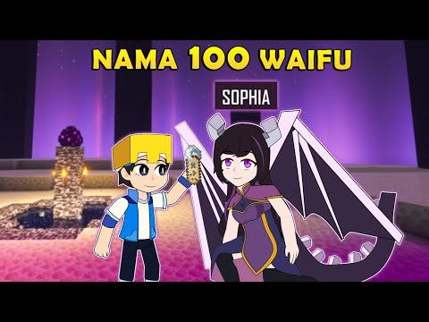 Nama 100 Waifu di Minecraft - Animasi Minecraft