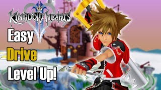 Kingdom Hearts II - Easy Way to Level Up Drive Forms (General)