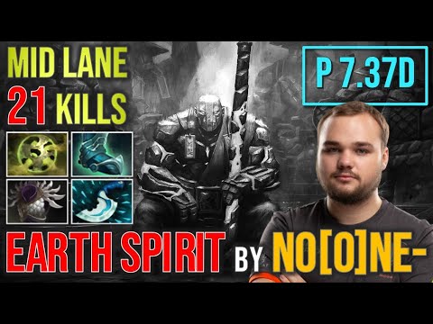 Boulder Smash 🌍: No[o]ne's 21 Kill Earth Spirit Performance!🌟#gameplay4k #patch737d #fullgame #dota2