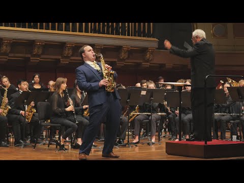 UMich Symphony Band - Steven Bryant - Concerto for Alto Saxophone (2014)