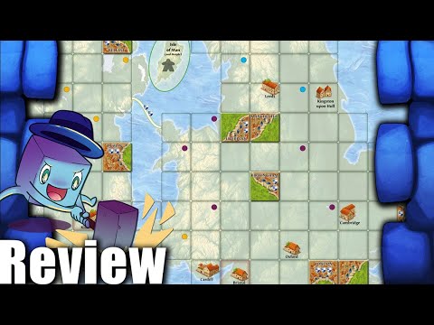 Carcassonne Maps: Great Britain Review - with Tom Vasel
