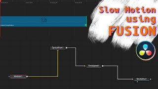 How to slow down video using Fusion. DaVinci Resolve