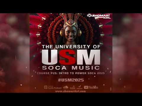 POWER SOCA 2025 MIX -THE UNIVERSITY OF SOCA MUSIC -RED EDITION | SHOMARI KRL