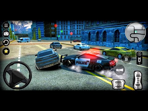US Police Car Drift in The City Simulator   |   Android GamePlay