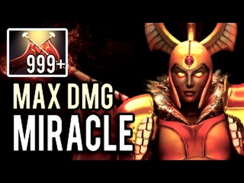 Miracle- is NOT Human! 2k DAMAGE 1200 GPM Immortal Legion Commander 9000 MMR Gameplay Dota 2