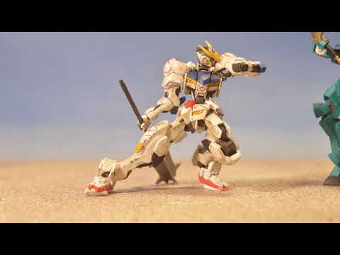 Gundam Barbatos vs Graze Ritter (Stop Motion Battle Sequence)