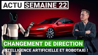 Intelligence Artificielle et Robotaxi, la nouvelle direction de Tesla !