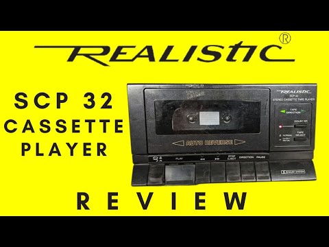 A Review of the Realistic SCP 32 Cassette Player : Retro Tech : Radio Shack