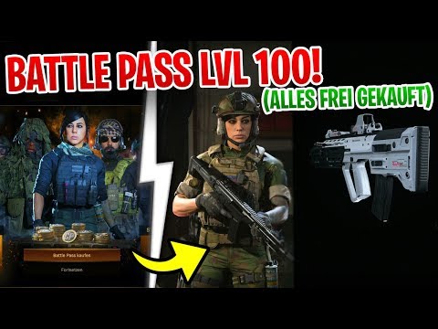 ALLE 100 BATTLE PASS LEVEL GEKAUFT in MODERN WARFARE 😍 Neue Waffe, Maps & mehr! (Season 1 CoD MW)
