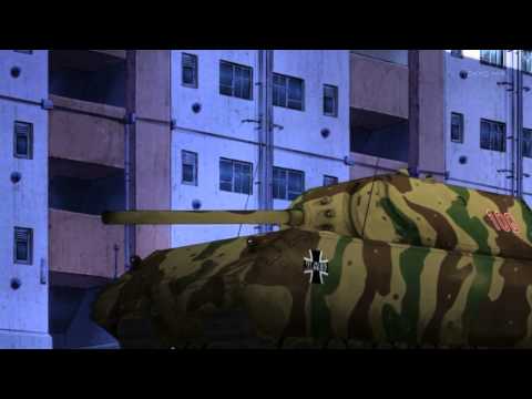 Girls und Panzer Episode 11 - The Maus appears and the Panzerlied plays