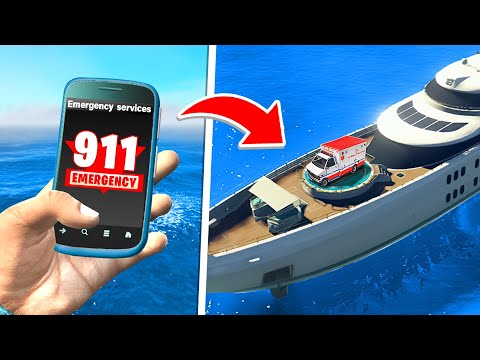 COSA SUCCEDE SE MANDI L'AMBULANZA SULLO YACHT? - Gta 5