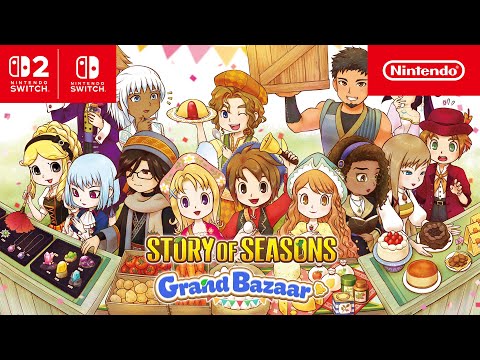 STORY OF SEASONS: Grand Bazaar – Launch Trailer – Nintendo Switch 2