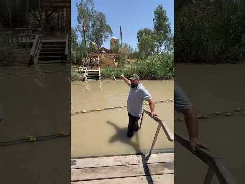 Where the Israelites Crossed Jordan and Where Jesus was Baptized!