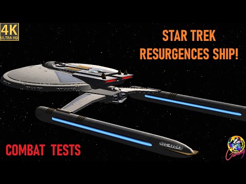 The Ship From Star Trek Resurgence! COMBAT TESTS - Star Trek Ship Battles - Bridge Commander