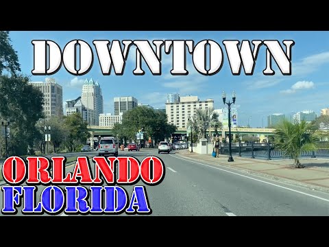 Orlando - Florida - 4K Downtown Drive