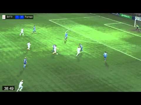 Football.by. БАТЭ - Торпедо-БелАЗ. Гол Козеки. 1:1