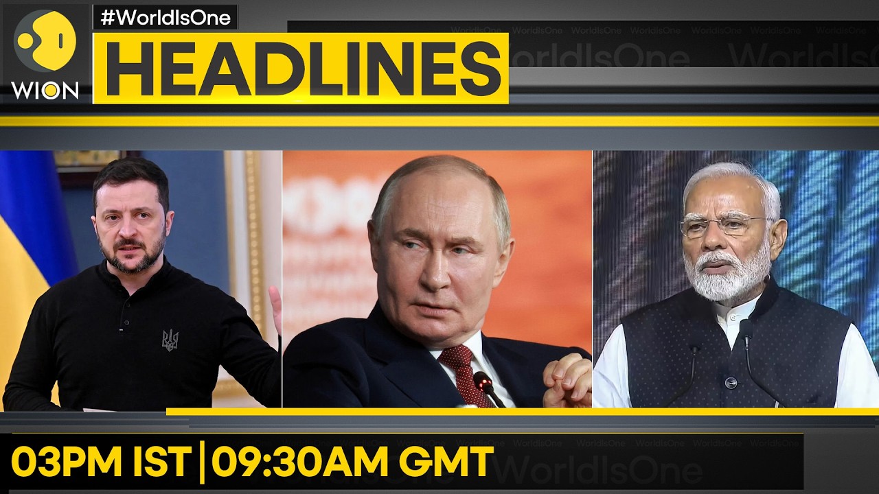 India-Russia To Hold Joint Naval Drills | Russia Fires Missile,126 Drones at Ukraine | Headlines