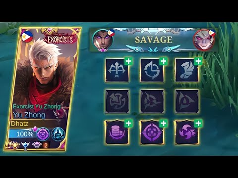 UNDERRATED BUILD BUT CAN DELETE TANKY ENEMY!! | YU ZHONG SAVAGE - MLBB