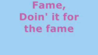 Lady GaGa - The Fame (lyrics)
