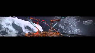 Cat and Mouse - Eagle vs Anacondas in an Asteroid Field (Elite: Dangerous)