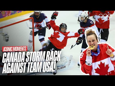 Canada Storm Back Against Team USA for GOLD 🏅🇨🇦 | Iconic Moments