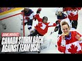 Canada Storm Back Against Team USA For GOLD Iconic Moments