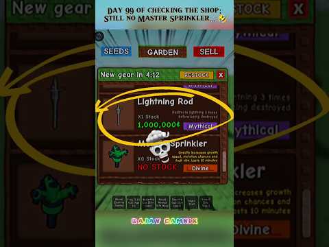 Where Is the Master Sprinkler?🤣#short #roblox #bloxfruit #ajaygamnix #gaming #shorts#growagarden