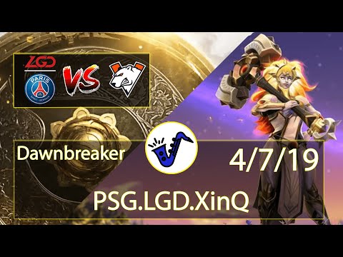 Dawnbreaker Dota 2 - XinQ - 4/7/19 - Soft Support / 4 - PSG.LGD VS Virtus.pro - TI10 Upper Bracket