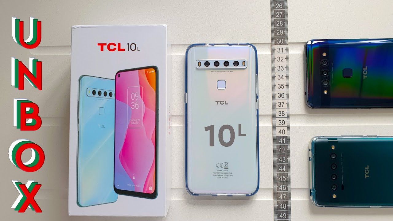 TCL 10L Unboxing and Size Comparison in the UK