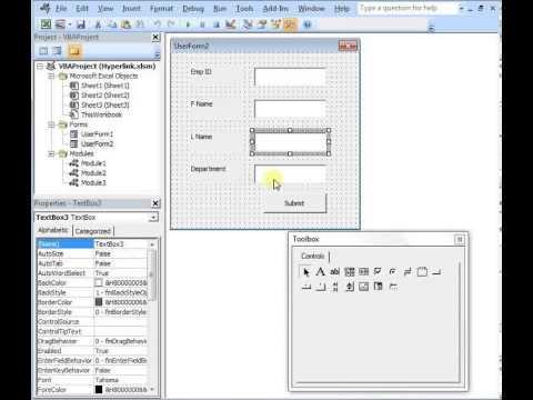 How to create Forms in Excel - Tutorial (part 2)