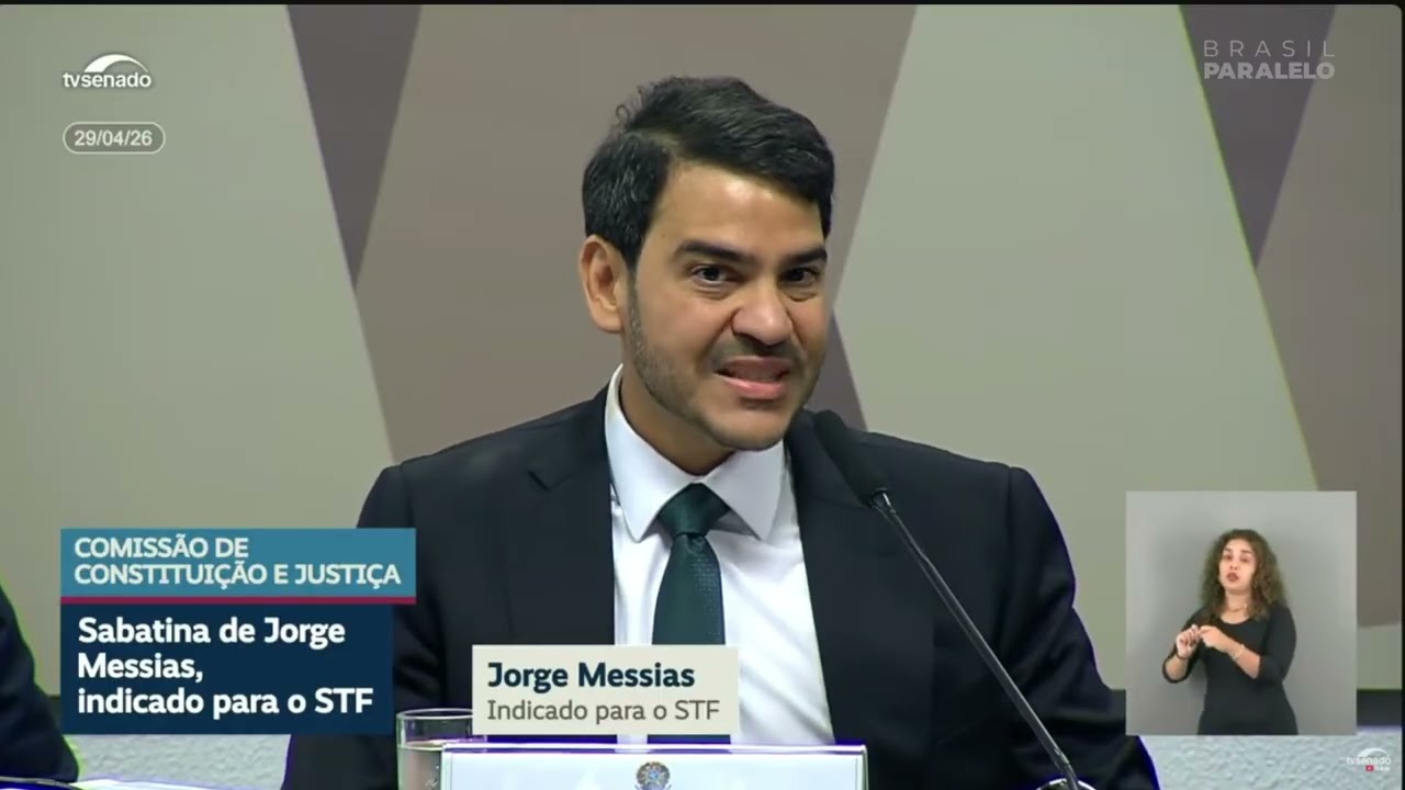 Jorge Messias fala sobre aborto em sabatina na CCJ