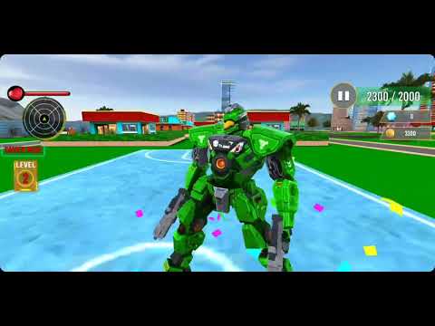 Army Bus Robot Car 3D Game - Android GamePlay