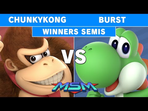 MSM Online 25 - ChunkyKong (Donkey Kong) Vs. SxD | Burst (Yoshi) Winners Semis - Smash Ultimate