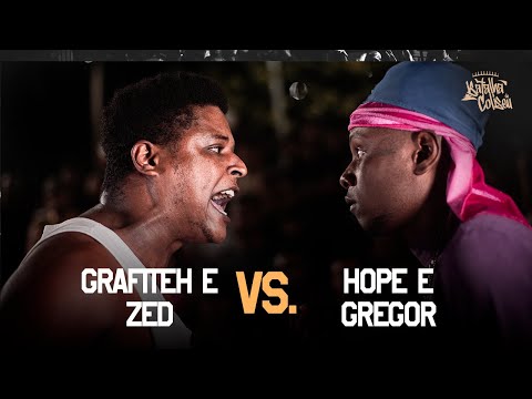 GRAFITEH (SP) E ZED X HOPE E GREGOR - 2ª FASE - BATALHA DO COLISEU - EDIÇÃO STREET FIGHTER #215