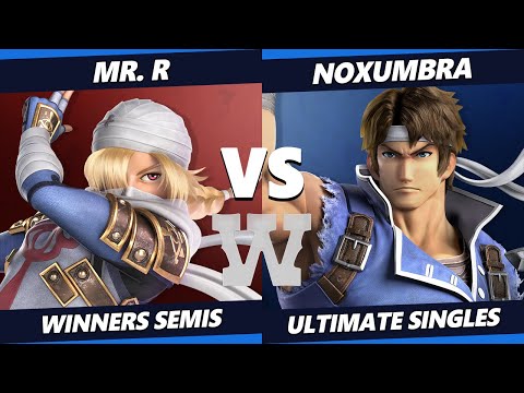 ULTIMATE WANTED 3 Winners Semis - Mr. R (Sheik) Vs. Noxumbra (Richter) SSBU Ultimate Tournament