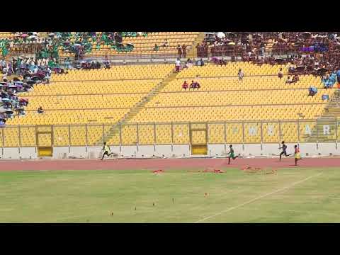 Boy's 4x200m heat 1. 1:35.62sec. Ashanti Region Inter-co. Zone 5. 2026.