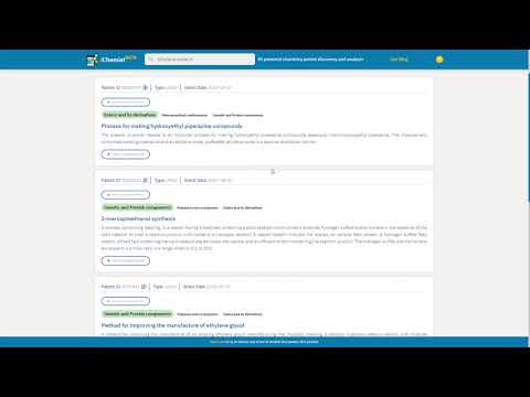 iChemist - Chemistry Patent Search Engine
