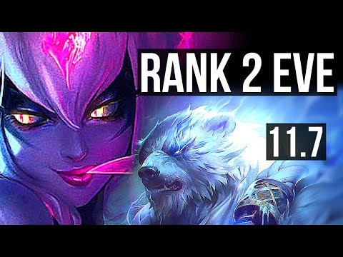 EVELYNN vs VOLIBEAR (JUNGLE) | Rank 2 Eve, 17/2/6, Legendary | BR Challenger | v11.7