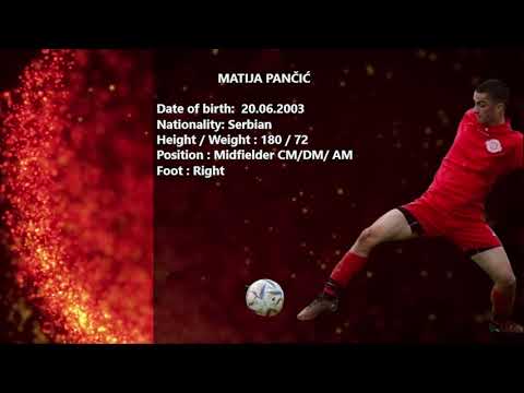 MATIJA PANCIC 2003 -Highlights- FK 1.MAJ RUMA