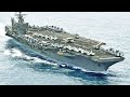 Aircraft Carrier USS Harry S Truman Conducts Flight Operations At Sea Video Compilation