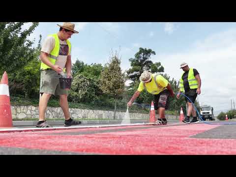 არაგვის ხიდთან მოძრაობის დროებითი სქემისთვის დამატებითი საგზაო ნიშნები მოეწყო