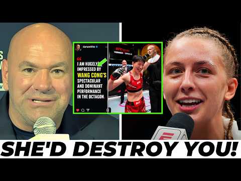 Dana White STUNNED After Wang Cong’s Brutal WIN — “SHE’D F*CK DAKOTA DITCHEVA!”