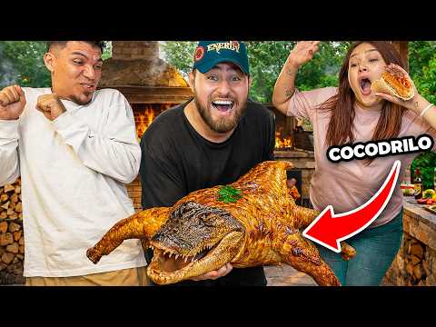 PENSABAN que era POLLO… pero era COCODRILO 🐊🤯