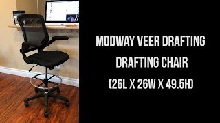Building the Modway Veer Drafting Stool time lapse
