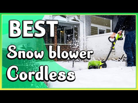 ✅ Top Ten Amazing Snow Blower Cordless– Complete Buying Guide!