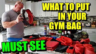 WHAT BELONGS IN YOUR GYM BAG (STRONGMAN EDITION)