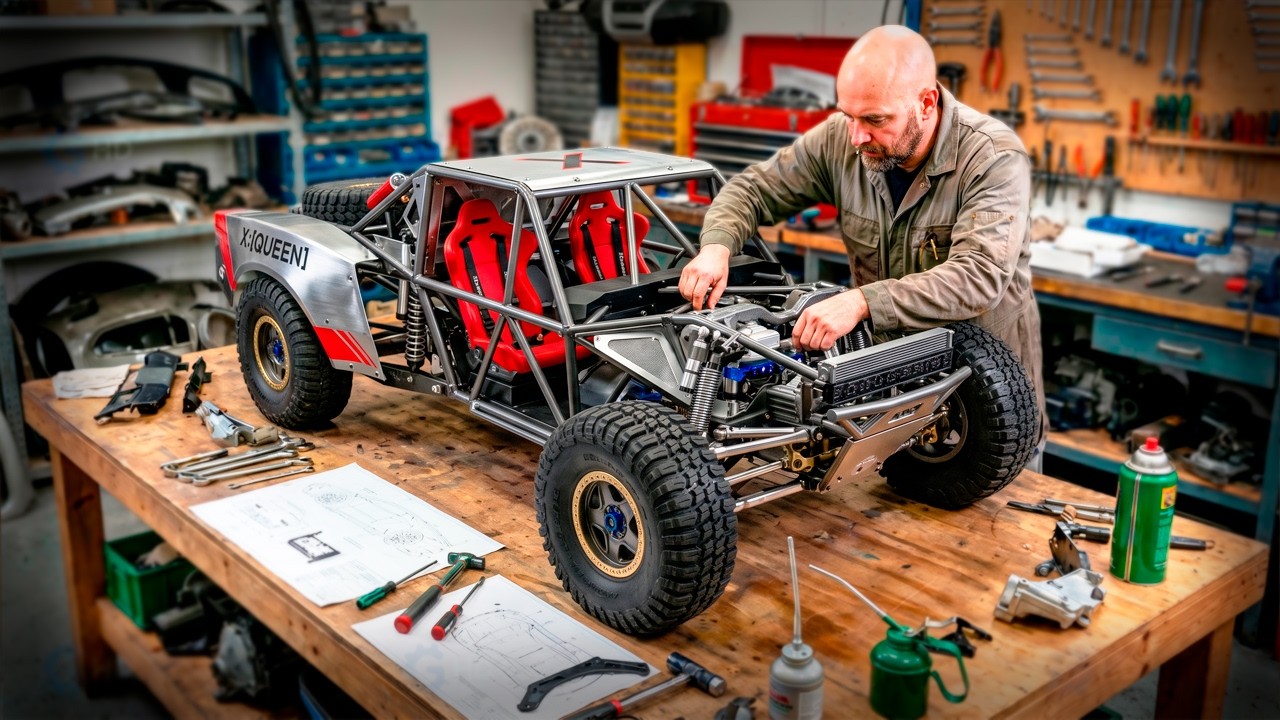 MAN BUILDS a $2,000 ALL-METAL RC TROPHY TRUCK from Scratch